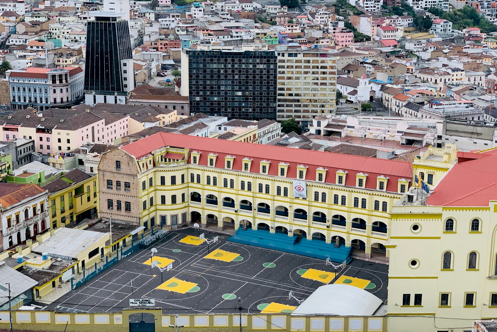 Panoramic view of Quito, Ecuador